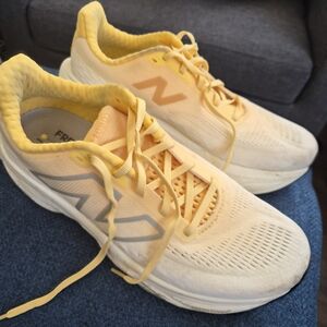 New Balance Light Yellow Athletic Sneakers